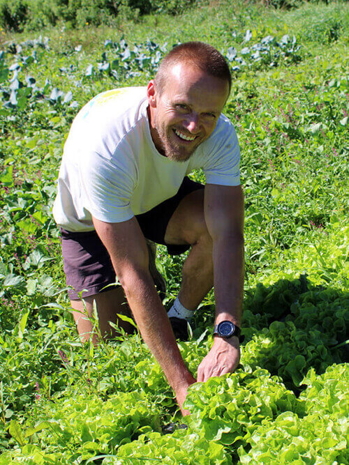 Raphaël Paquet propose des légumes bio à Les Fossés